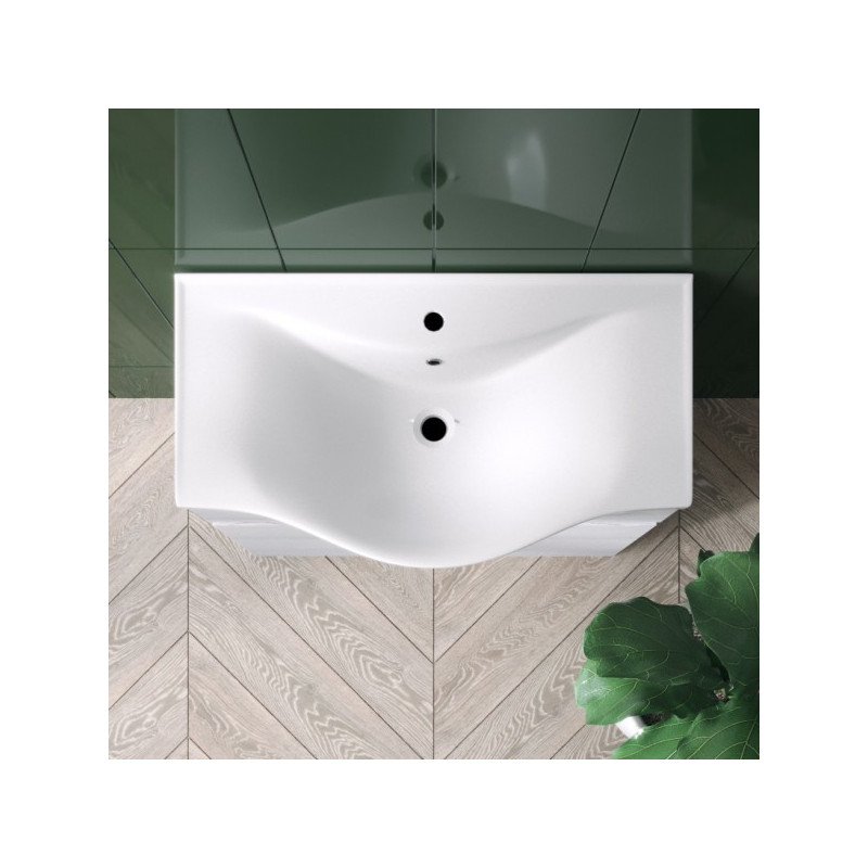 Умывальник Wellsee Bisou 151203001 (2 шт.) в интерьере