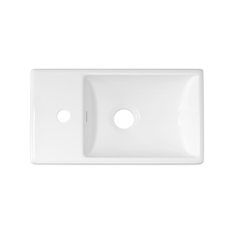 Умывальник Wellsee WC Area 40x22 R сверху