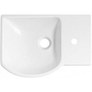 Умывальник Wellsee WC Area 45x32 L сверху