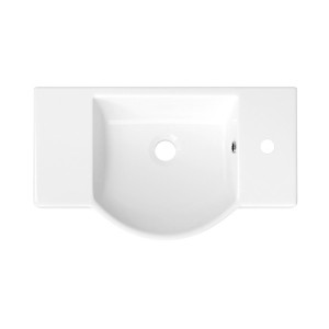 Умывальник Wellsee WC Area 55x32 вид спереди