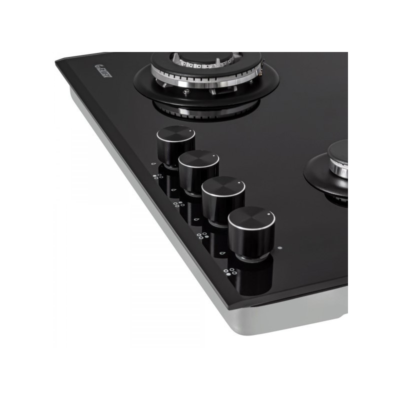 Газовая варочная панель Exiteq EXH-204 Black ручки управления