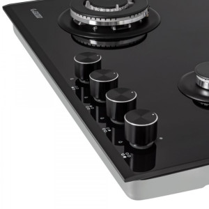 Газовая варочная панель Exiteq EXH-204 Black ручки управления