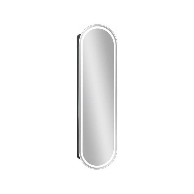 Шкаф-пенал Континент Elmage Black Led 45х160