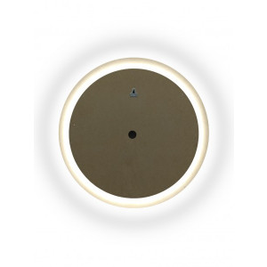 Зеркало Континент Planet Led 80x80 White (теплая подсветка) вид сзади