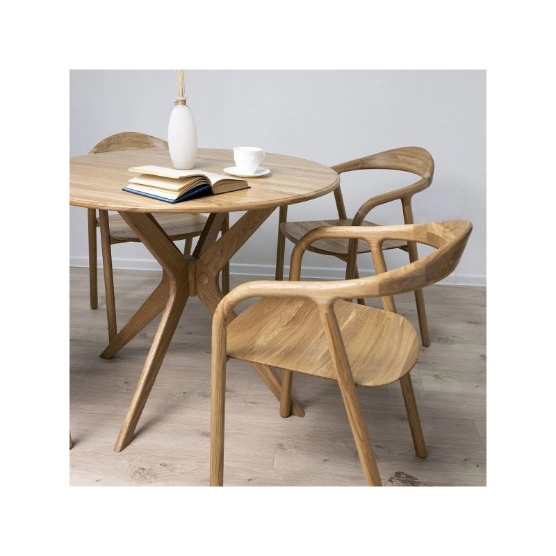 Кухонный стол ПМЦ Олден дуб натуральный в интерьере