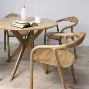 Кухонный стол ПМЦ Олден дуб натуральный в интерьере