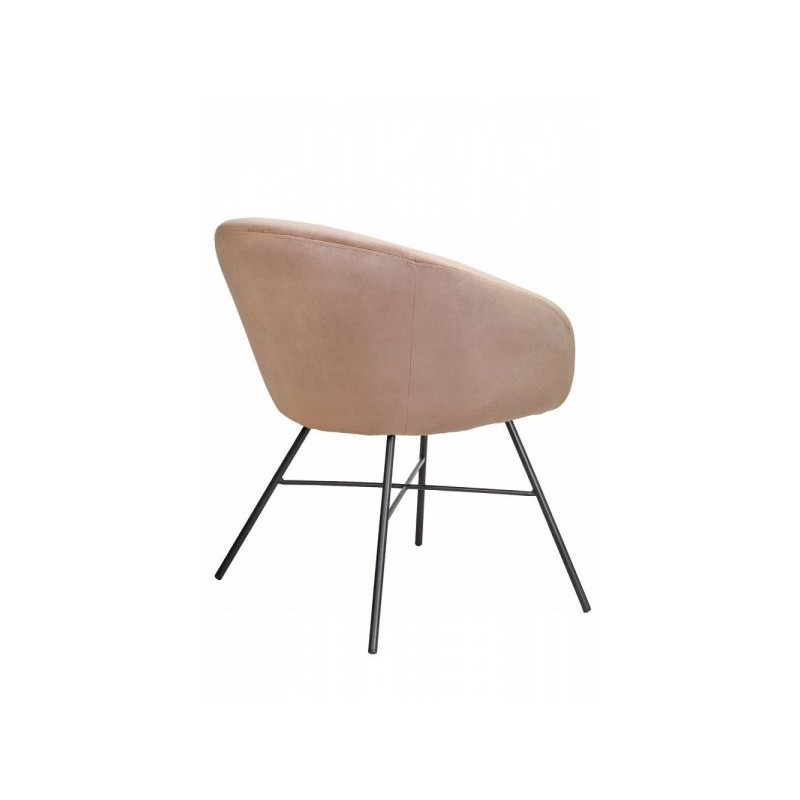 Стул AksHome Amur светло-коричневый/черный вид сзади