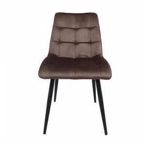 Стул AksHome Fred New коричневый/черный вид спереди