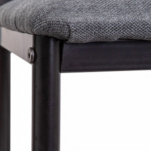 Стул AksHome Sky серый/черный сиденье