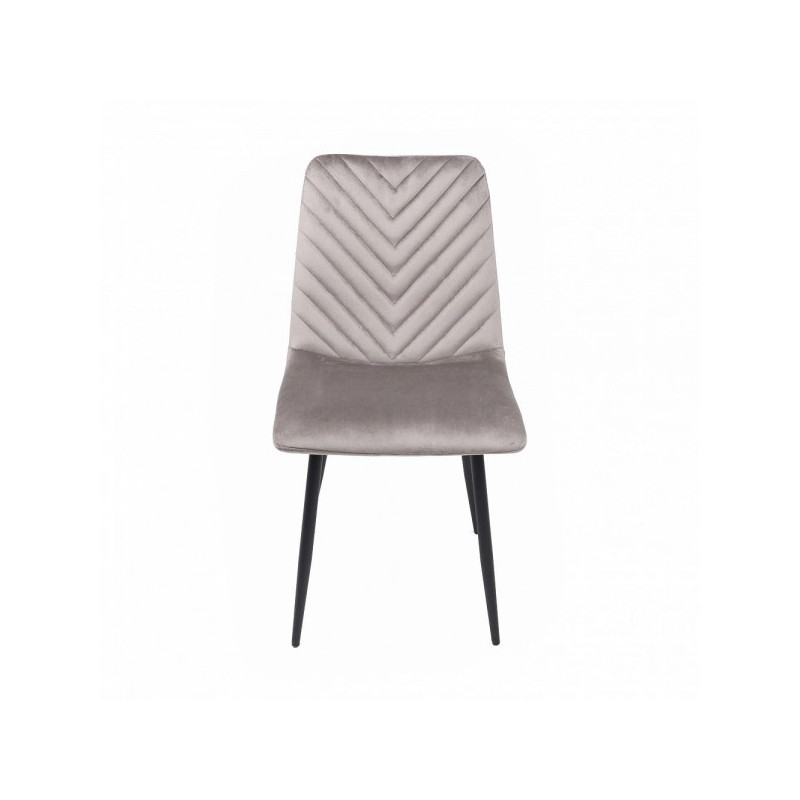 Стул AksHome Violin бежевый/черный вид спереди