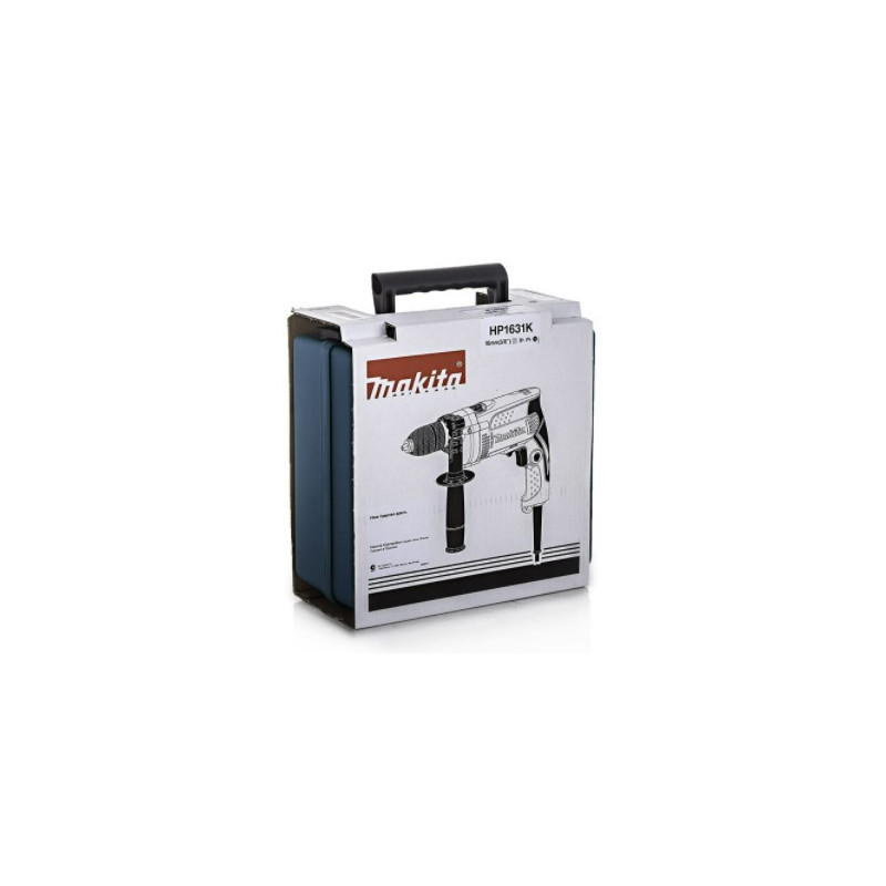 Дрель ударная Makita HP 1631 K кейс