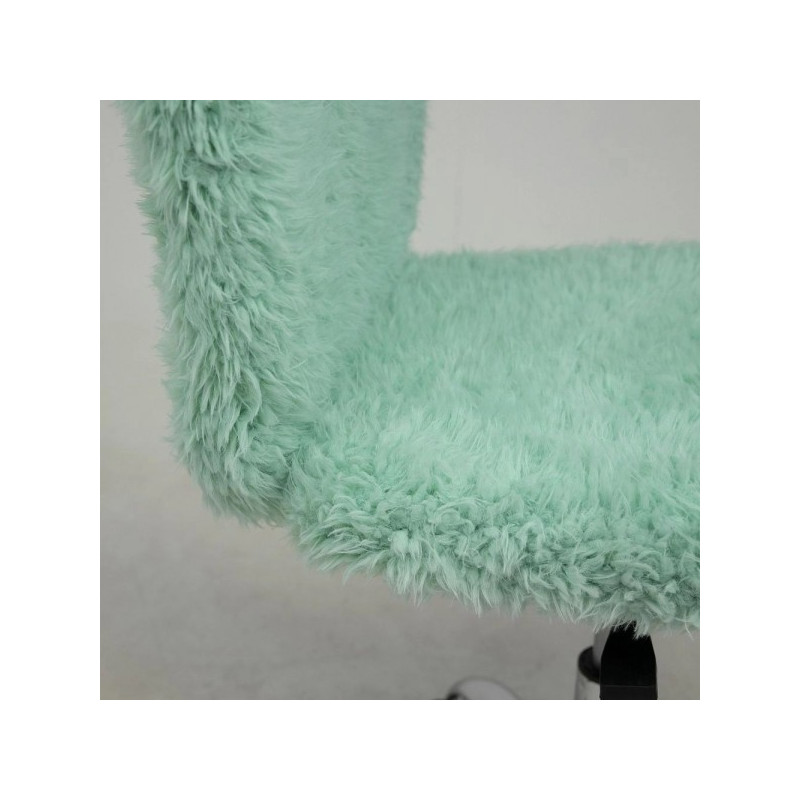 Кресло компьютерное AksHome Fluffy мятный сиденье