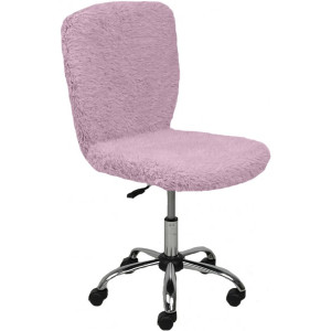 Кресло компьютерное AksHome Fluffy розовый