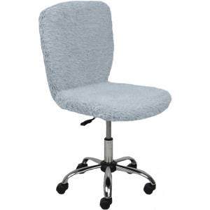 Кресло компьютерное AksHome Fluffy серый