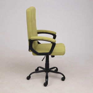 Кресло компьютерное AksHome Mark светло-зеленый вид сбоку