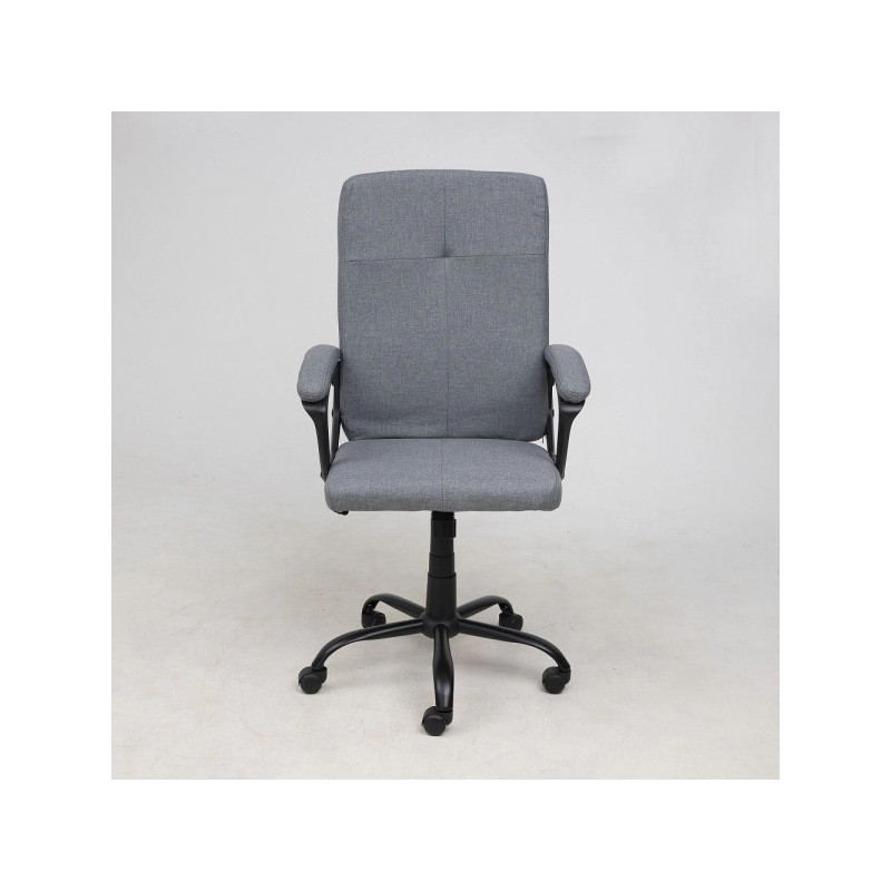 Кресло компьютерное AksHome Mark серый вид спереди