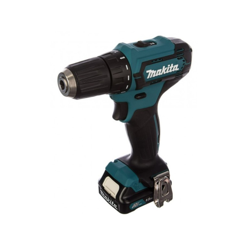 Дрель-шуруповерт Makita DF 333 DWYE сбоку