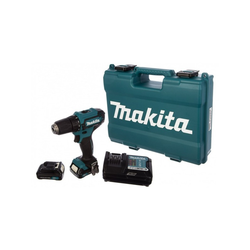 Дрель-шуруповерт Makita DF 333 DWYE в комплекте