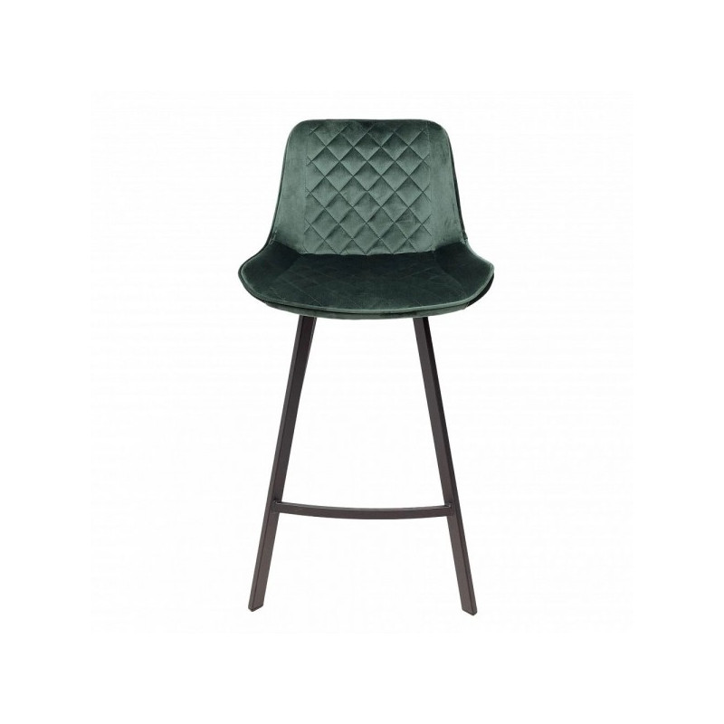 Стул AksHome Leros темно-зеленый вид спереди