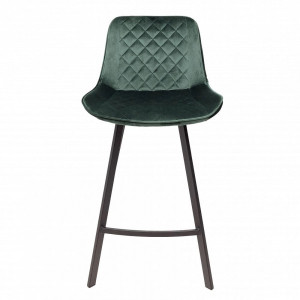 Стул AksHome Leros темно-зеленый вид спереди