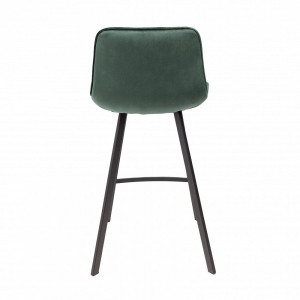 Стул AksHome Leros темно-зеленый вид сзади