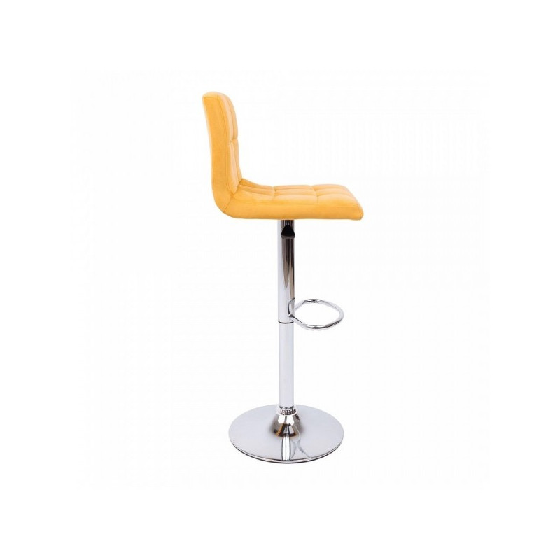 Стул AksHome Logos медовый/хром вид сбоку