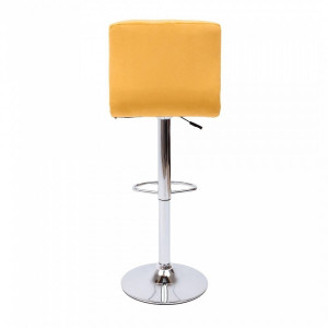 Стул AksHome Logos медовый/хром вид сзади