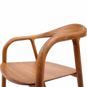 Стул ПМЦ Био дуб натуральный/коньяк  спинка