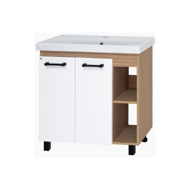 Тумба c умывальником Misty Крафт 80 П-Кра-07080-011