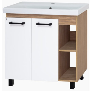 Тумба c умывальником Misty Крафт 80 П-Кра-07080-011