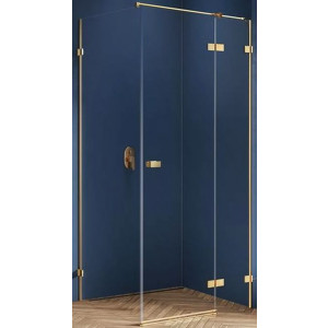 Душевой уголок New Trendy Avexa Gold Brushed 90x110 EXK-1749