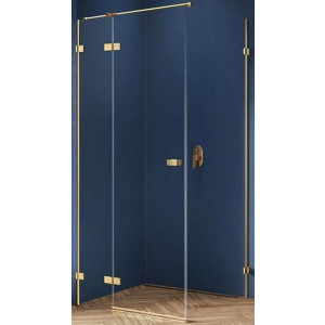 Душевой уголок New Trendy Avexa Gold Brushed 120x120 EXK-1774