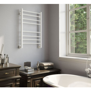 Полотенцесушитель Stinox Classic 500x800 НП (1/2") белый матовый в ванной