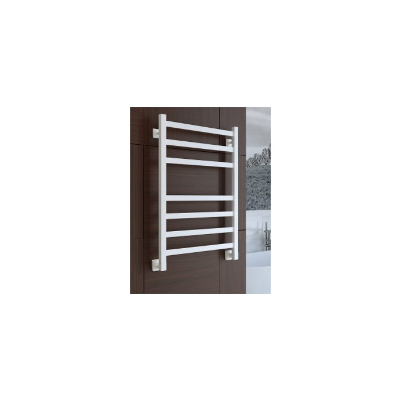 Полотенцесушитель Stinox Prestige 400x800 НП (1/2") белый матовый на стене