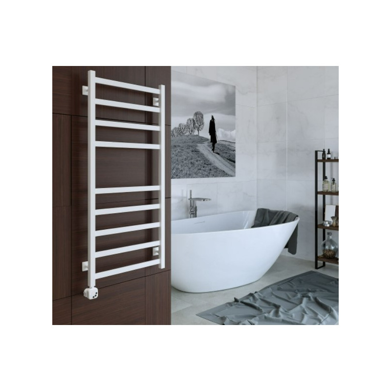 Полотенцесушитель Stinox Prestige 500x1200 НП (1/2") белый матовый в ванной