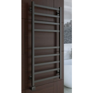 Полотенцесушитель Stinox Prestige 500x1200 БП (1/2") черный матовый на стене