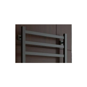 Полотенцесушитель Stinox Prestige 500x800 НП (1/2") черный матовый перекладины