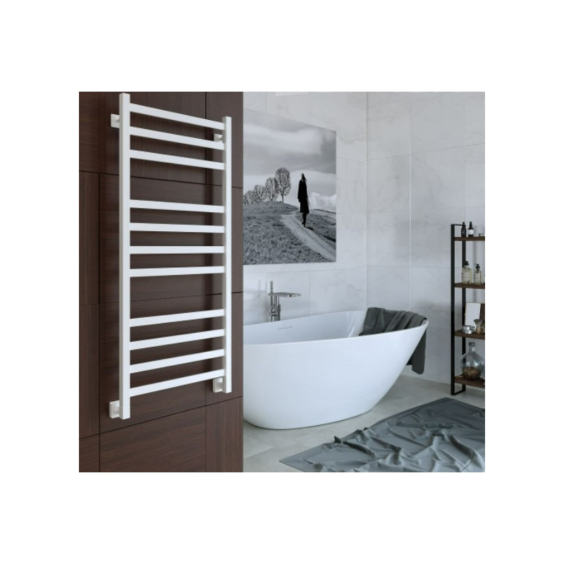 Полотенцесушитель Stinox Prestige Luxe 500x1200 НП (1/2") белый матовый в ванной