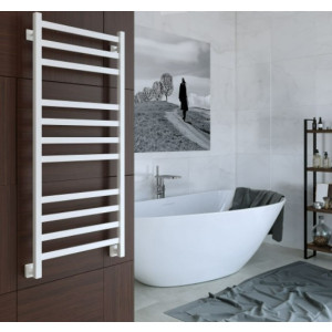 Полотенцесушитель Stinox Prestige Luxe 500x1200 НП (1/2") белый матовый в ванной