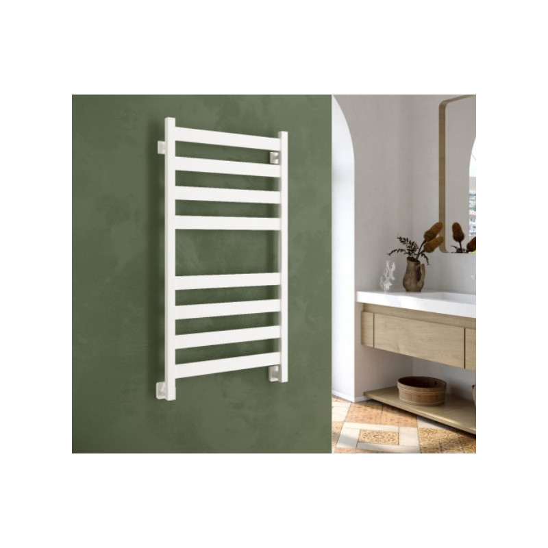 Полотенцесушитель Stinox Sanremo 500x1000 НП (1/2") белый матовый в ванной