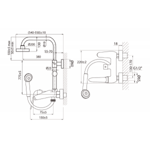 Душевая система Ahti Karjala KJ403101 с