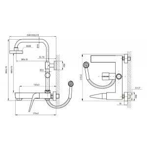 Душевая система Ahti Lappi LP403101 схема