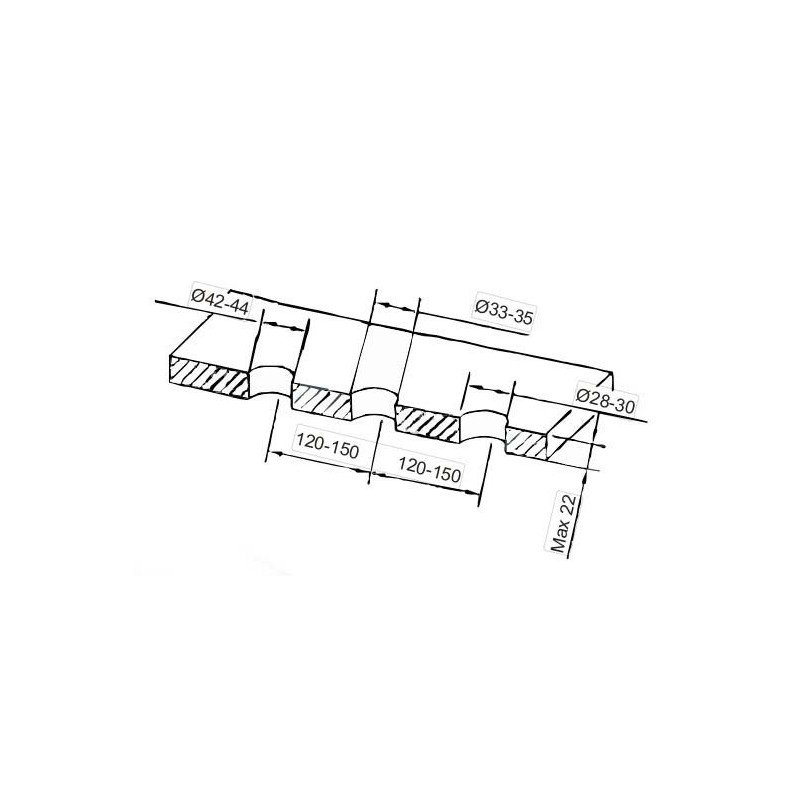 Смеситель Ahti Garda DM401001 хром схема монтажа