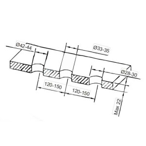 Смеситель Ahti Garda DM401001 хром схема монтажа