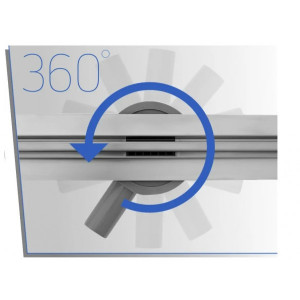 Трап для душа Rea Neo Slim Pro REA-G8401 вращение сифона