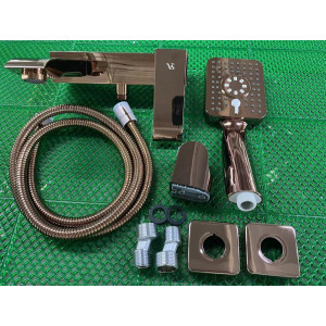 Смеситель Ahti Kerava KA405001 розовое золото комплектация