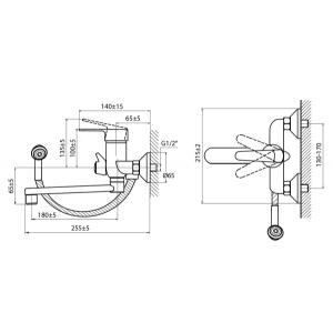 Смеситель Ahti Satakunta SK405002 хром схема