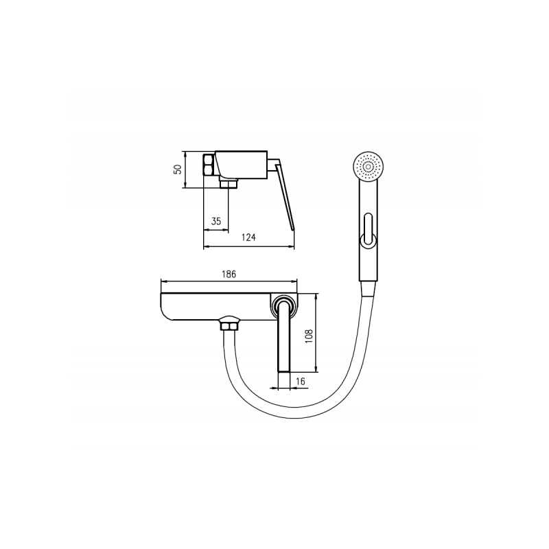 Гигиенический душ Ahti Lappi LP305017 схема