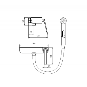 Гигиенический душ Ahti Lappi LP305017 схема