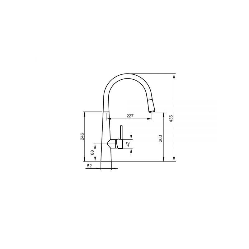 Смеситель Ahti Kemi KM813013 хром схема